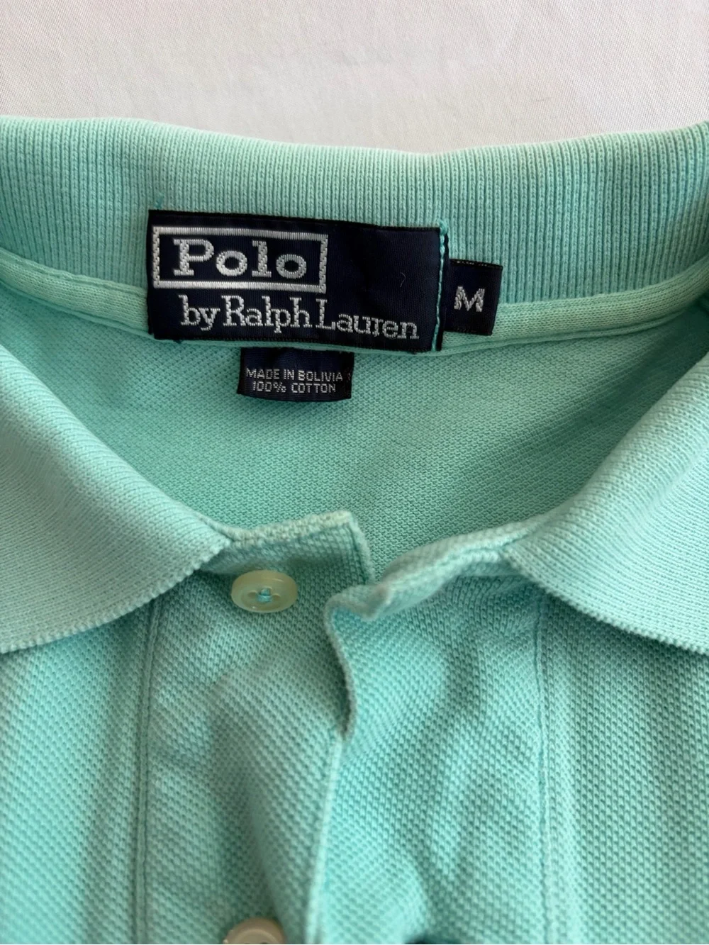 Ralph Lauren Men’s Mint Green Polo Shirt